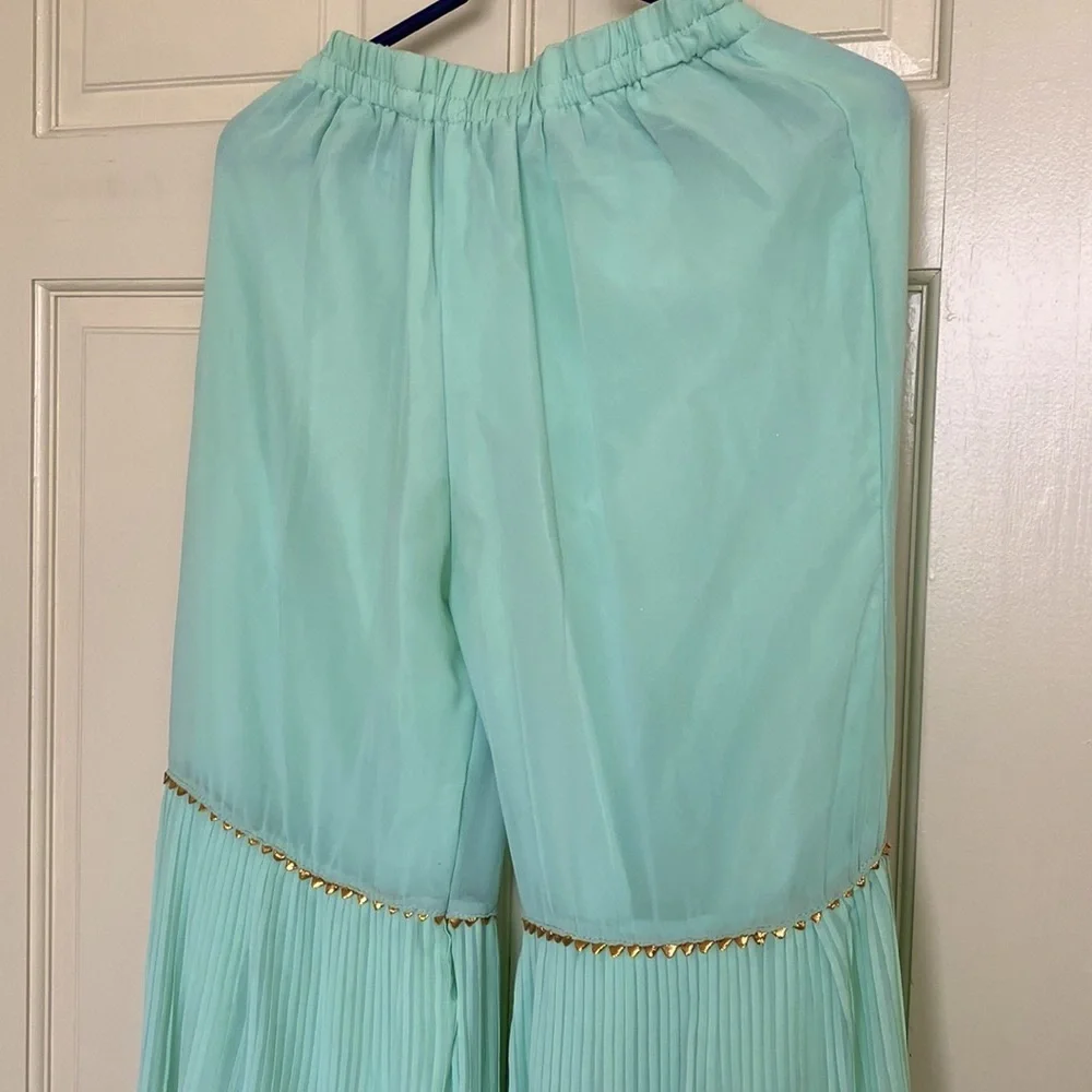 Mint Green Sharara - Picture 10 of 13